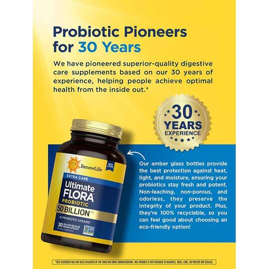 Ultimate Flora Probiotic 50 Billion Extra Care Formula, RNL